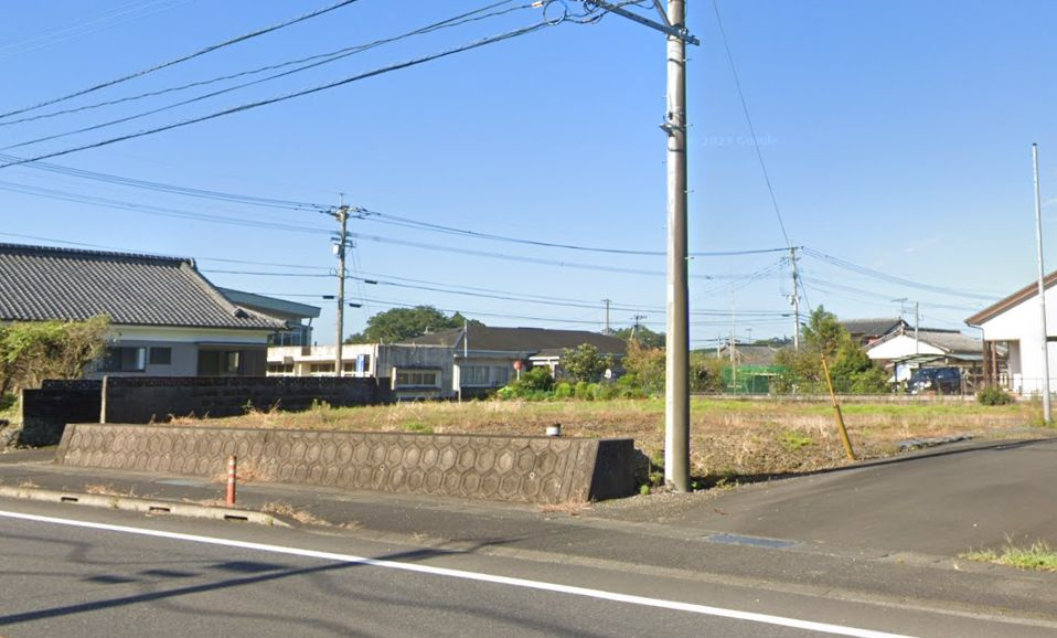 都城市高城町石山の売地の外観