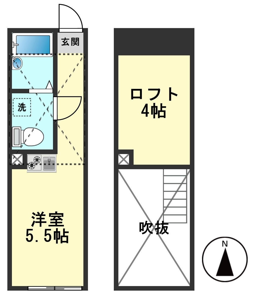CRASTINE新小岩の間取り