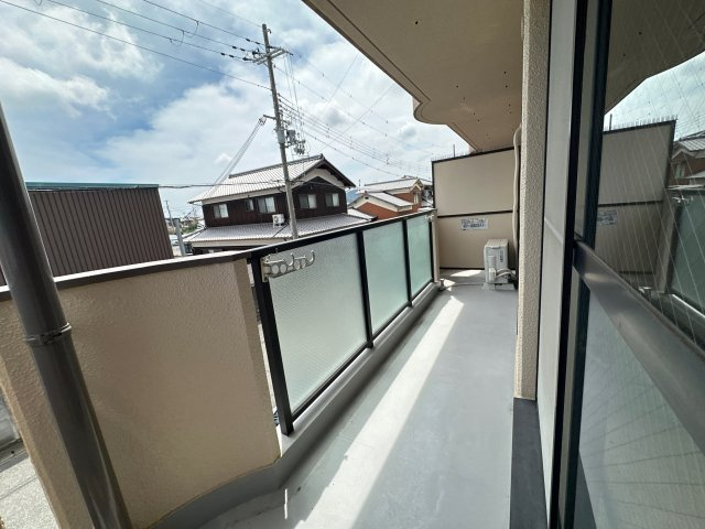 グローバル高田のバルコニー