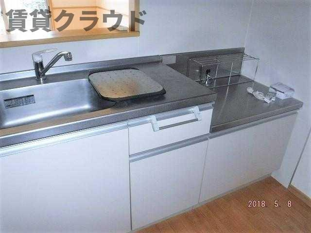 プランドールＫのキッチン|コンパクトなキッチンで掃除もラクラク
