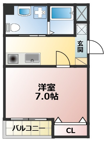 第10美和マンションの間取り