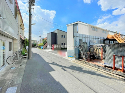 【前面道路含む現地写真】 | 葛飾区南水元２丁目　新築戸建　全６棟