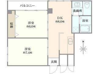 【間取り】 | アルタス北堀江