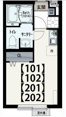 IXO錦町の間取り