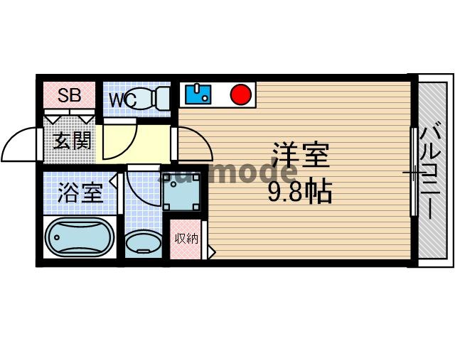 レジデンスＫuの間取り