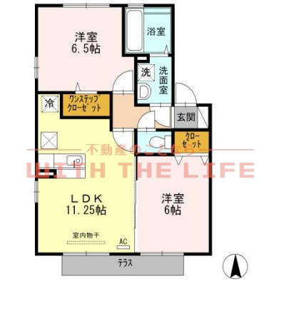 D-room杉町【キャッシュバック対象】の間取り
