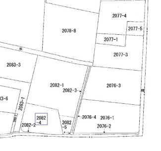 【土地図】 | 大小路三丁目土地（約90坪）