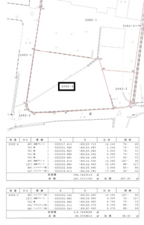 【土地図】 | 大小路三丁目土地（約90坪）