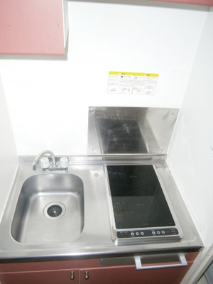 【キッチン】 | Ｋ・Ｓアグリ壱番館 | 2口コンロ完備