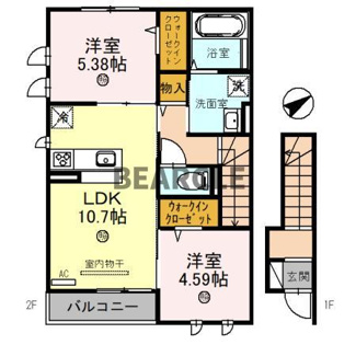 【間取り】 | グレイスコーポⅤ