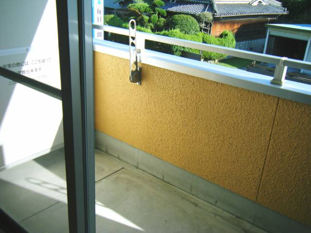 ハイツセントエルモのバルコニー|イメージ画像になります
南向きベランダ