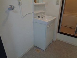 【洗面所】 | シティハウスＢ棟 | 洗面化粧台新品