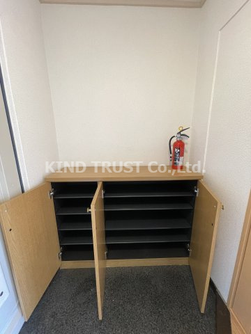 中津リバーサイドコーポB棟の収納|専用の収納スペースです