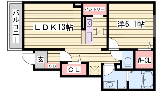 グランデ光祥１の間取り