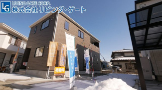 【外観】 | 甲府市貢川1丁目　新築戸建　土地：207.13ｍ2　建物：98.01ｍ2　建物完成済み