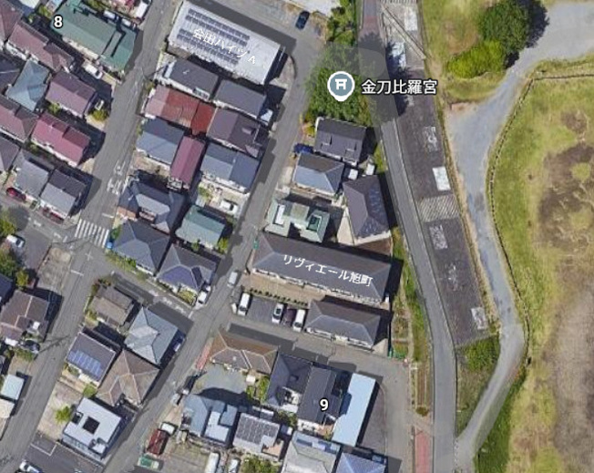 【地図】 | リヴィエール旭町 | 航空写真