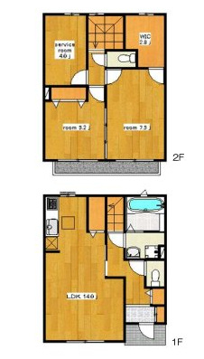 【間取り】 | リヴィエール旭町 | 人気のテラスハウス