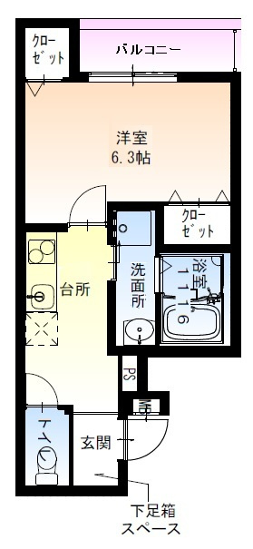 フジパレス杉本町駅北の間取り