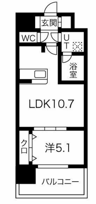 La Douceur九条の間取り