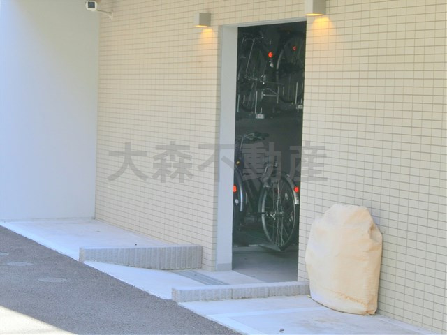 パティーナ大森@仲介手数料最大無料のその他共用部分|屋根付きの駐輪場