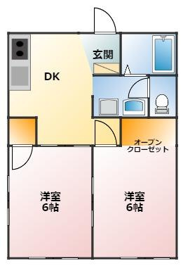 アネックス10 Aの間取り