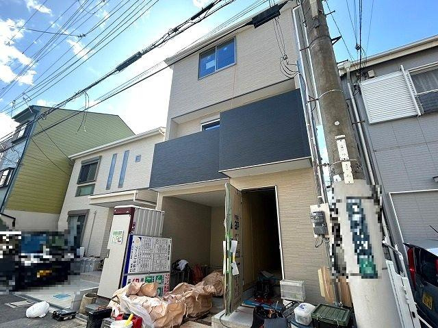 四條畷市雁屋北町　新築一戸建ての外観|外はこのようになっています