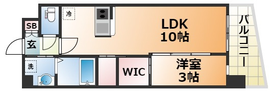 セレニテ神戸ミラクシュッドの間取り