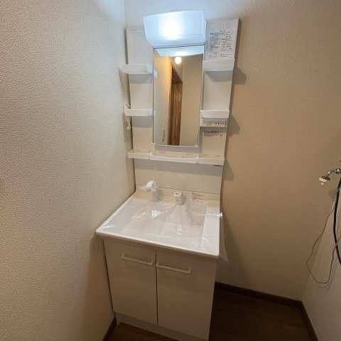 協和アパートの洗面所
