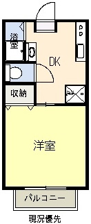【間取り】 | コーポ東Ｂ