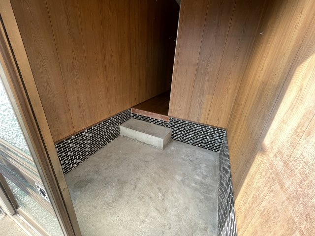 有永貸家の玄関