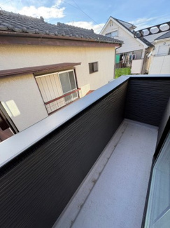 【バルコニー】 | 川越市福田　新築分譲　西武新宿線『本川越駅』バス11分　【山田小学区】