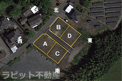 【区画図】 | 売土地：三股町餅原分譲地 | 境界はイメージとなります。