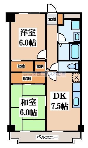 【間取り】 | フェリス旭ヶ丘