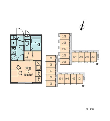 【区画図】 | エスポワール　Ｋ