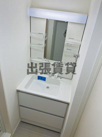 仲介手数料0円！FERIO平安通の洗面所