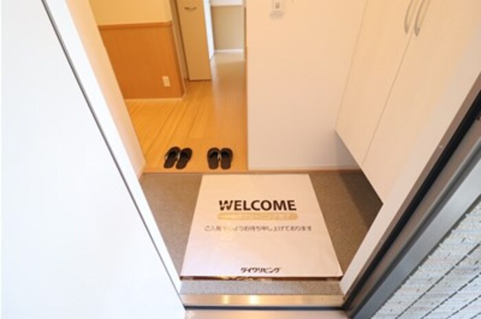 ステラ前ヶ崎の玄関|シンプルで使いやすい玄関です