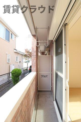 サンクレストのバルコニー|陽当たり良好なバルコニーです