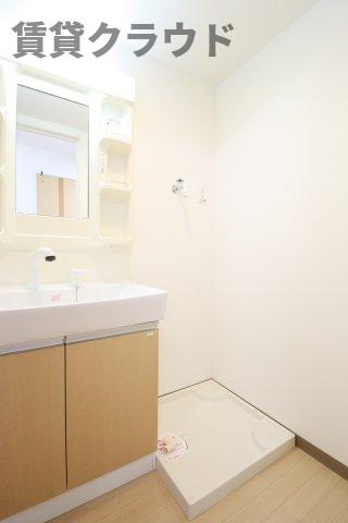 サンクレストの洗面所|洗濯機置場