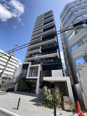 【外観】 | BPRレジデンス大阪本町Q | 独特なモノクロデザインのマンションです☆★