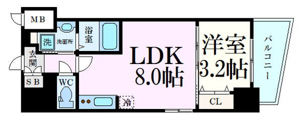 S-RESIDENCE国泰寺町一丁目