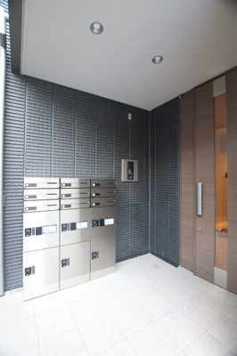 オートロック付のエントランス