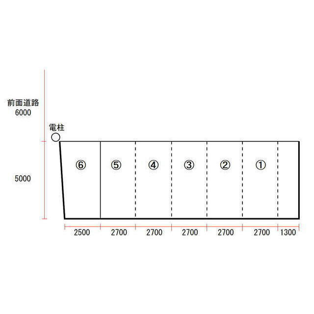 岐阜市則武の駐車場の間取り