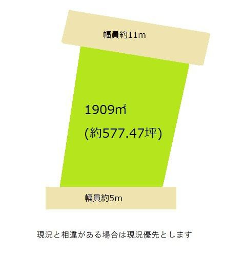 御坊市藤田町吉田土地の土地図
