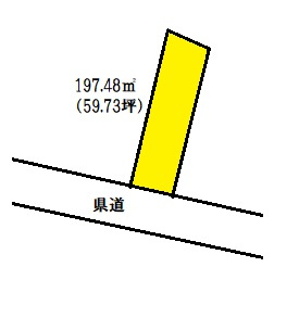 【土地図】 | 物部2丁目売土地(600万円)