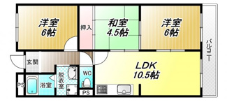 【間取り】 | ガーデンフラットカメリア