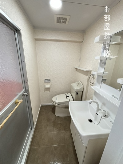 コーポワンセルフの洗面所