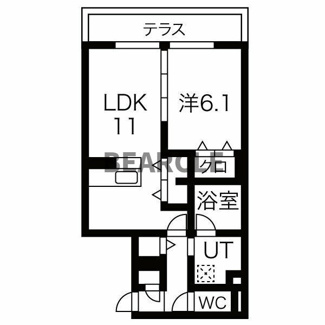 【間取り】 | クレリアB棟