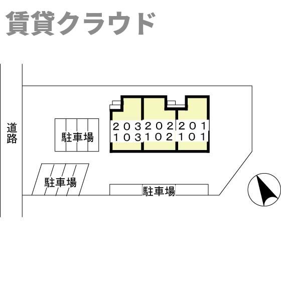 ブラサムハイツの区画図