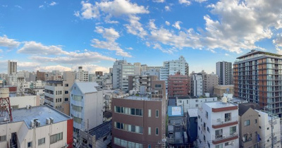 【展望】 | マンション東陽　8階　68.79㎡　角　部屋　リ　フォーム済 家具付