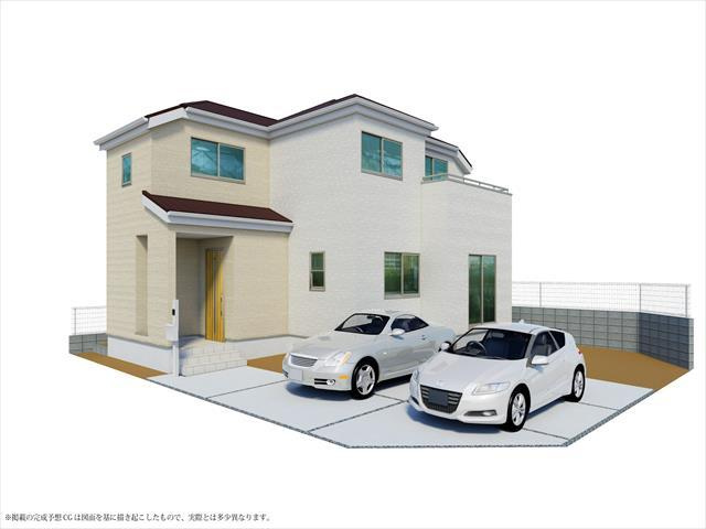 リーブルガーデン　倉敷市福島(第3)の外観パース